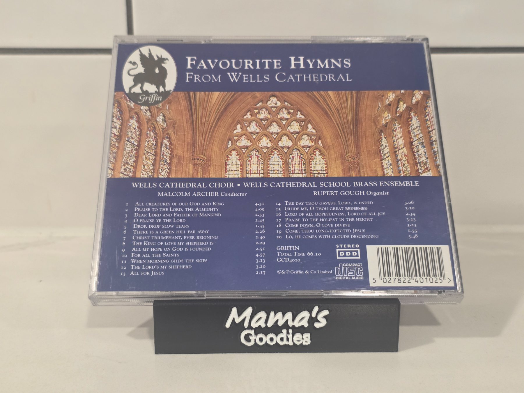 Favourite Hymns From Wells Cathedral CD Wells Cathedral Choir Griffin - Image 2