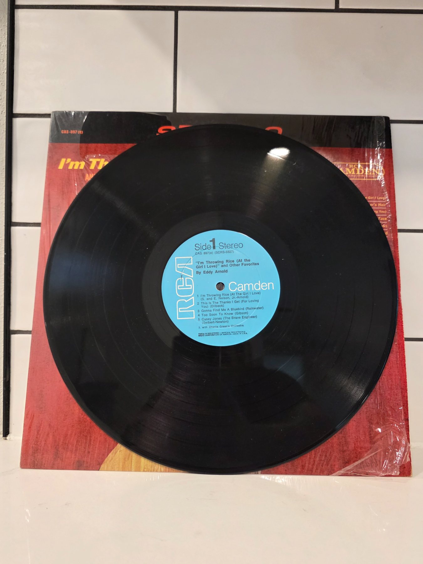 Eddy Arnold I'm Throwing Rice RCA Camden CAS-897(e) Stereo Country LP - Image 3