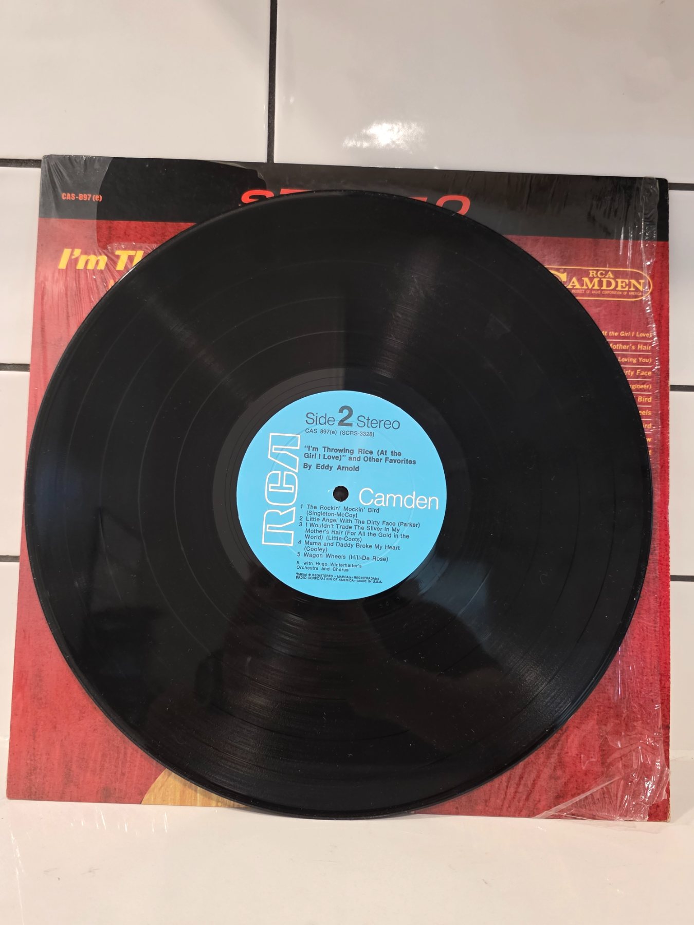 Eddy Arnold I'm Throwing Rice RCA Camden CAS-897(e) Stereo Country LP - Image 4