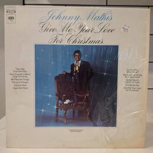 Johnny Mathis Give Me Your Love for Christmas LP Columbia CS 9923