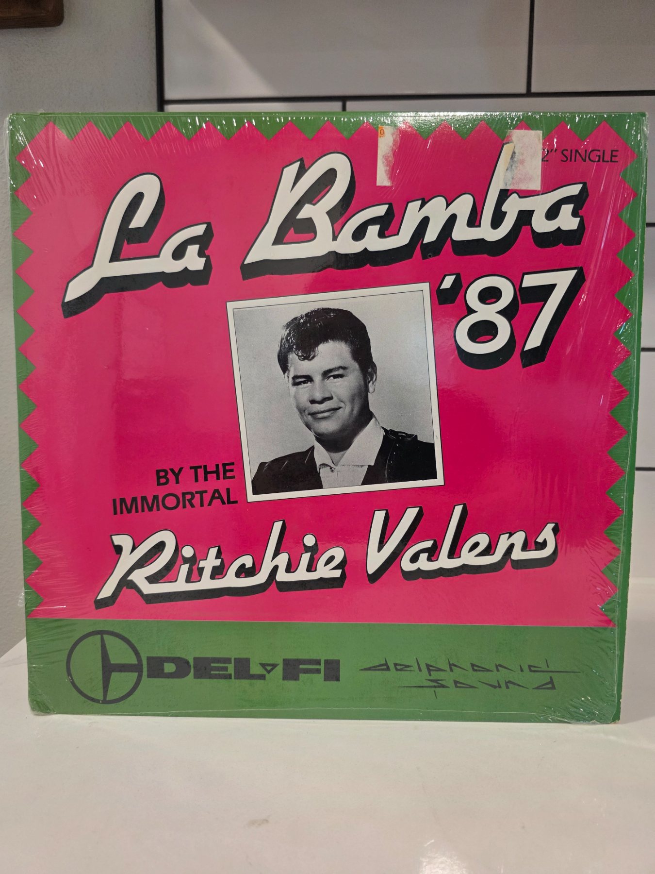 Ritchie Valens La Bamba '87 12in Single 1987 Del-Fi DF 1287