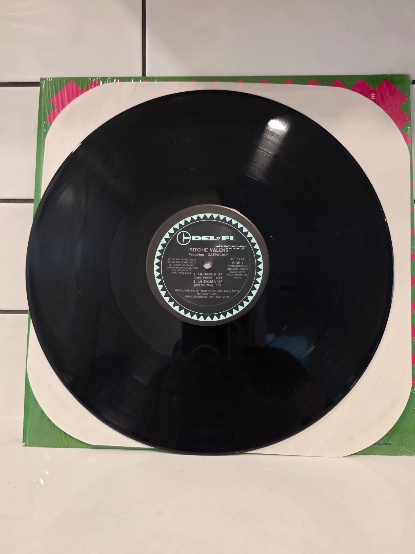 Ritchie Valens La Bamba '87 12in Single 1987 Del-Fi DF 1287 - Image 3