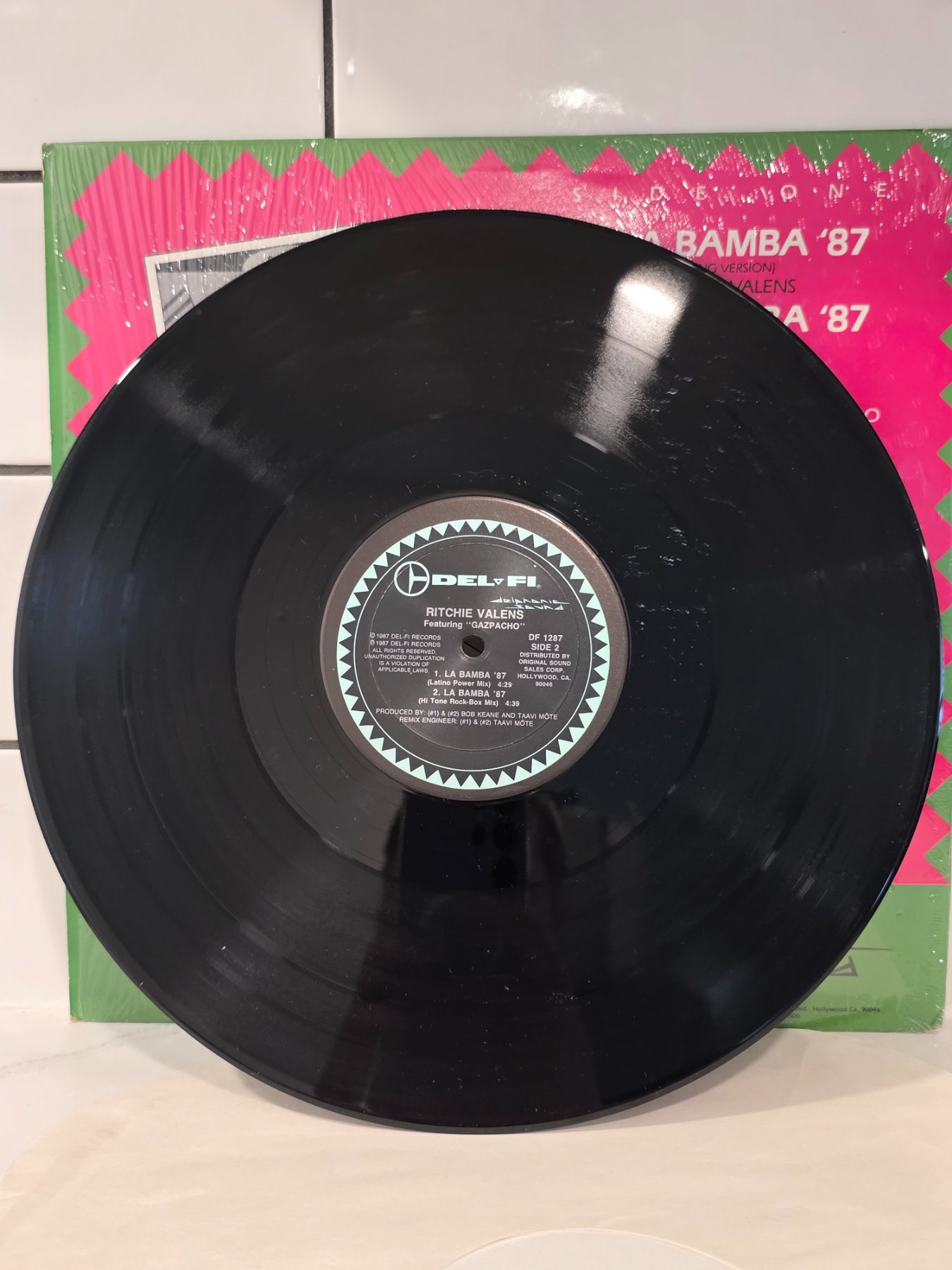 Ritchie Valens La Bamba '87 12in Single 1987 Del-Fi DF 1287 - Image 4