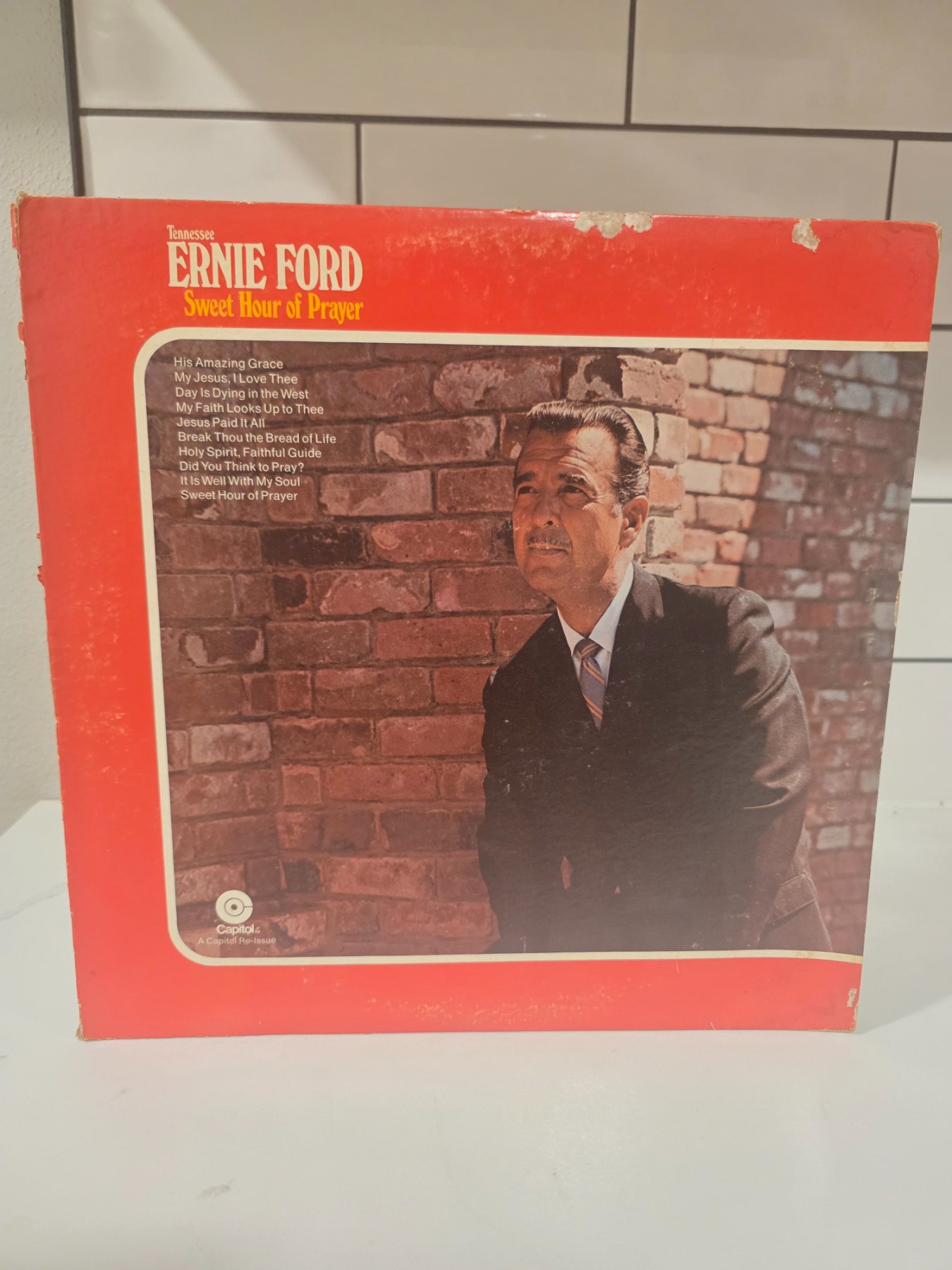 Tennessee Ernie Ford Sweet Hour of Prayer LP Capitol SF-507