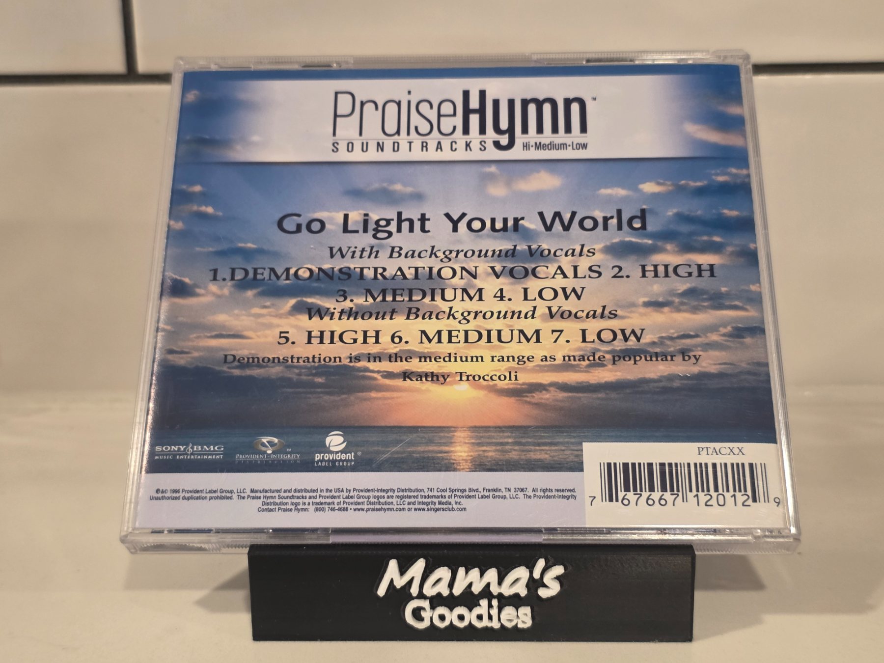 PraiseHymn Soundtracks Go Light Your World Hi Medium Low Accompaniment CD - Image 2