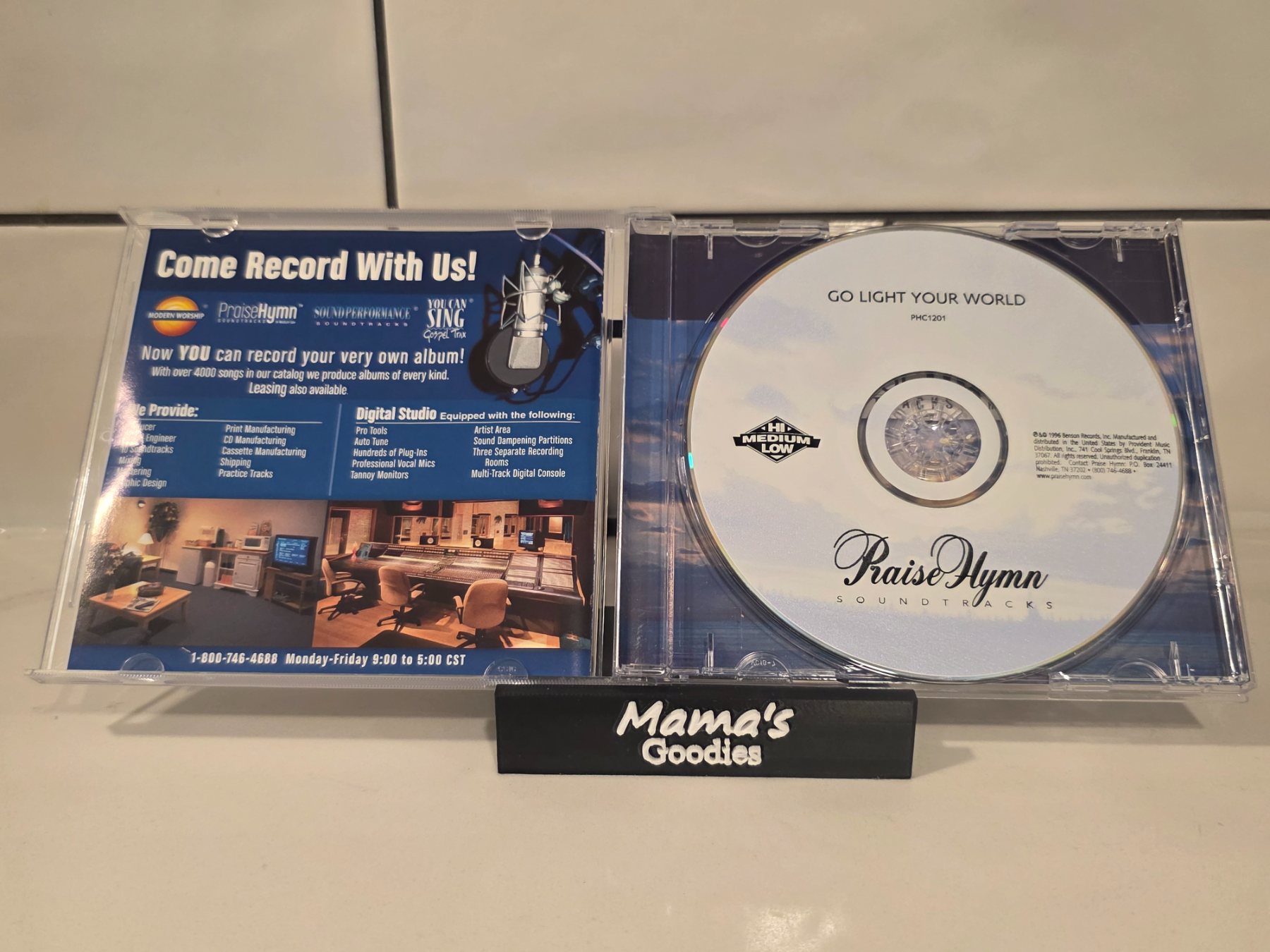 PraiseHymn Soundtracks Go Light Your World Hi Medium Low Accompaniment CD - Image 3
