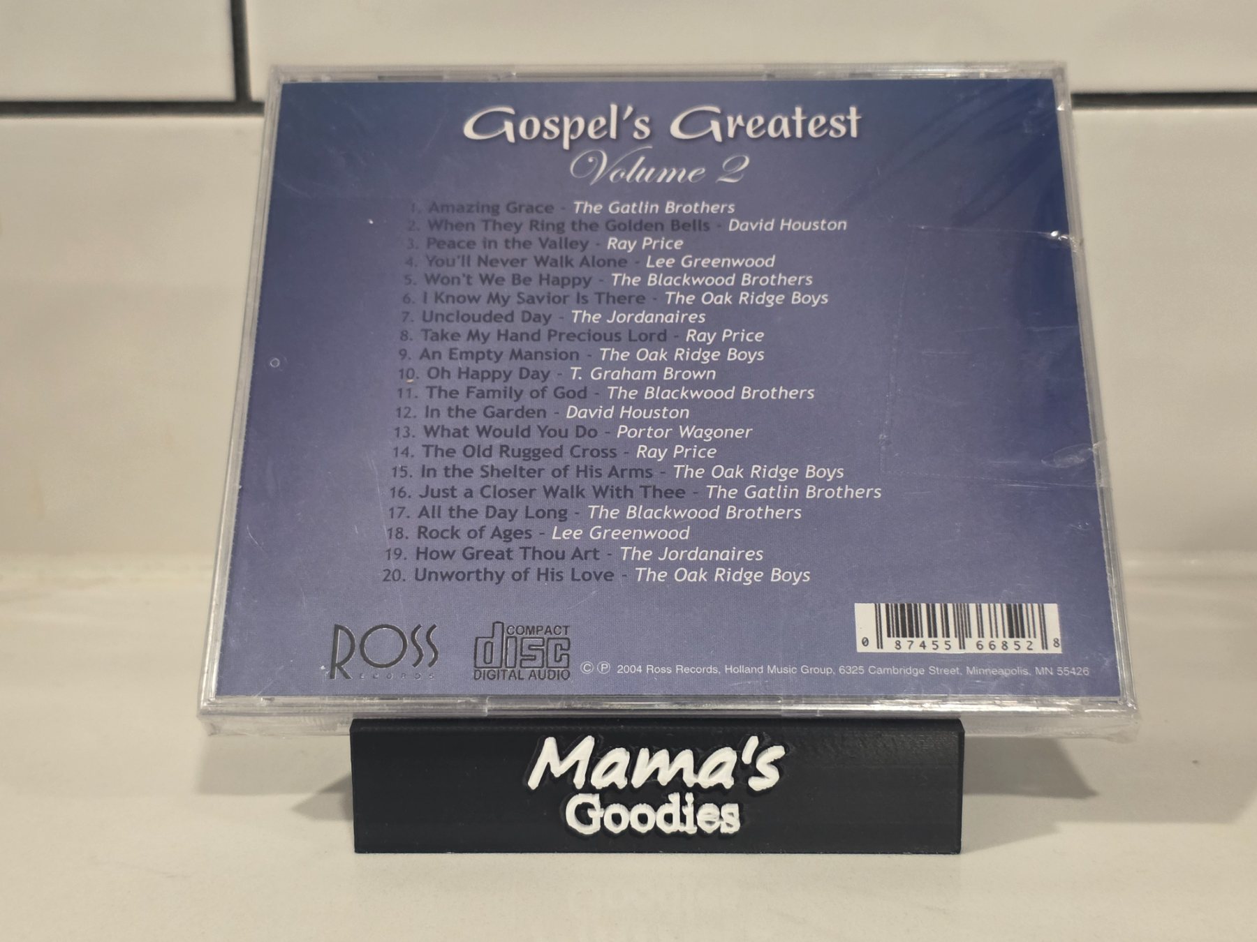 Gospel's Greatest Volume 2 20 Songs Various Artists CD - Image 2