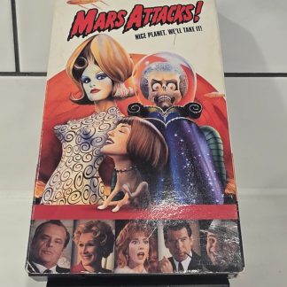 Mars Attacks! VHS 1997 Tim Burton Jack Nicholson Warner Home Video
