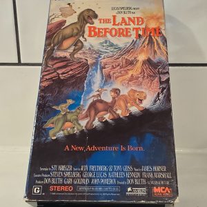 Vintage The Land Before Time VHS 1989 MCA Home Video Don Bluth