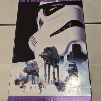 Star Wars Empire Strikes Back VHS Box w/ Star Trek II Wrath of Khan Tape