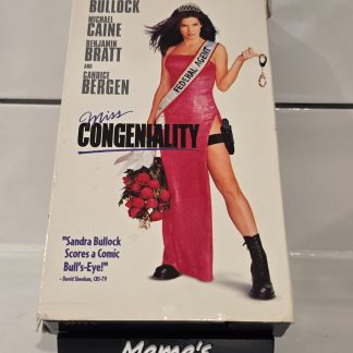 Miss Congeniality VHS 2001 Sandra Bullock Michael Caine Benjamin Bratt