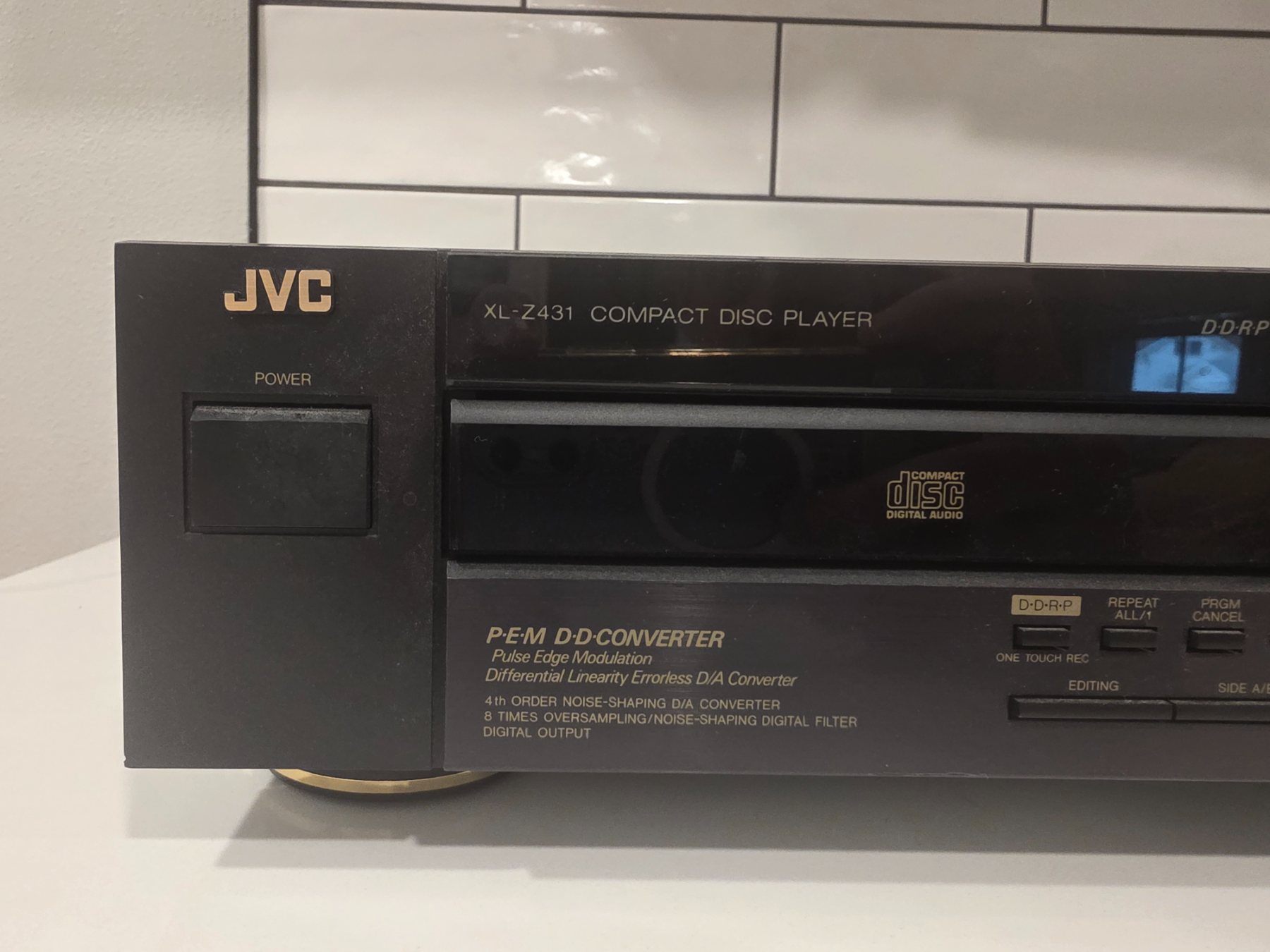 Vintage JVC XL-Z431BK Single Disc CD Player Digital Output Black - Image 2