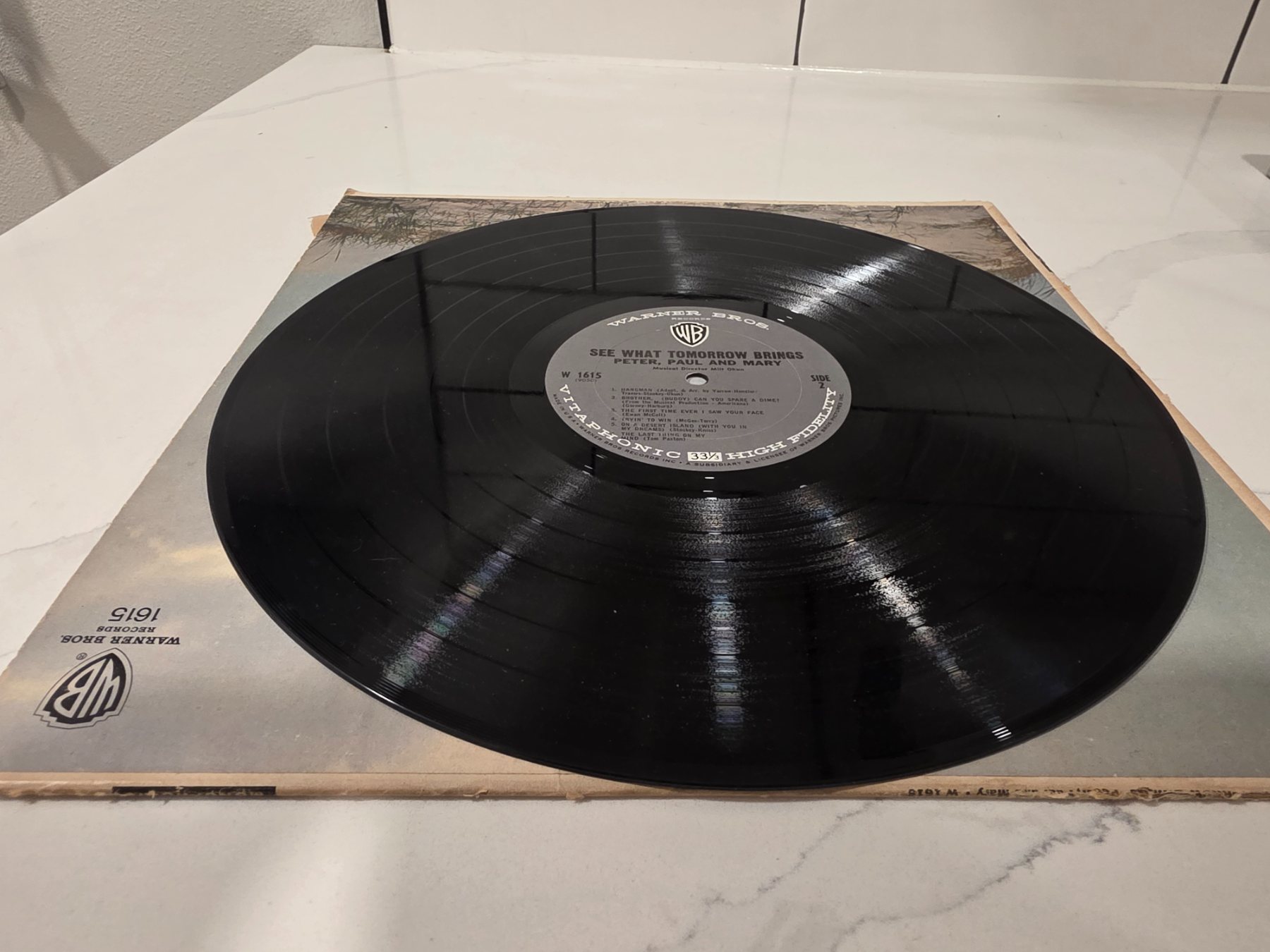 Peter Paul and Mary See What Tomorrow Brings 1965 Mono LP W 1615 - Image 4