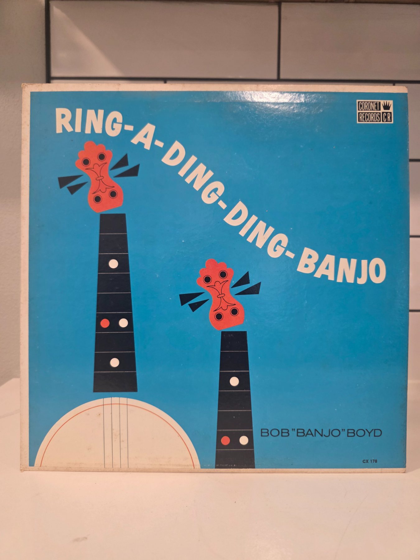 Bob "Banjo" Boyd Ring-A-Ding-Ding-Banjo Coronet CX 178 Mono LP