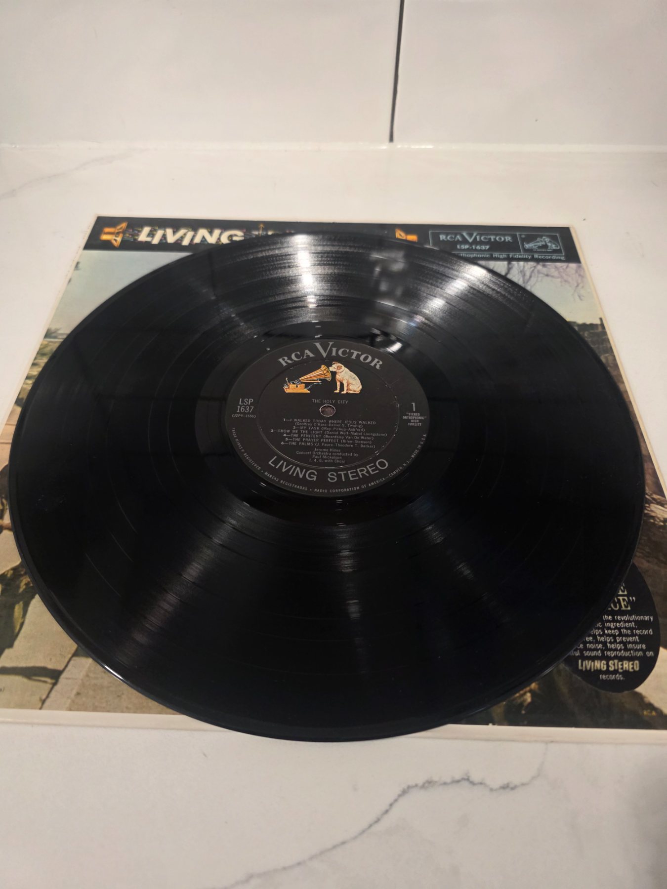 Jerome Hines The Holy City RCA Victor Living Stereo LSP-1637 Vinyl LP - Image 3