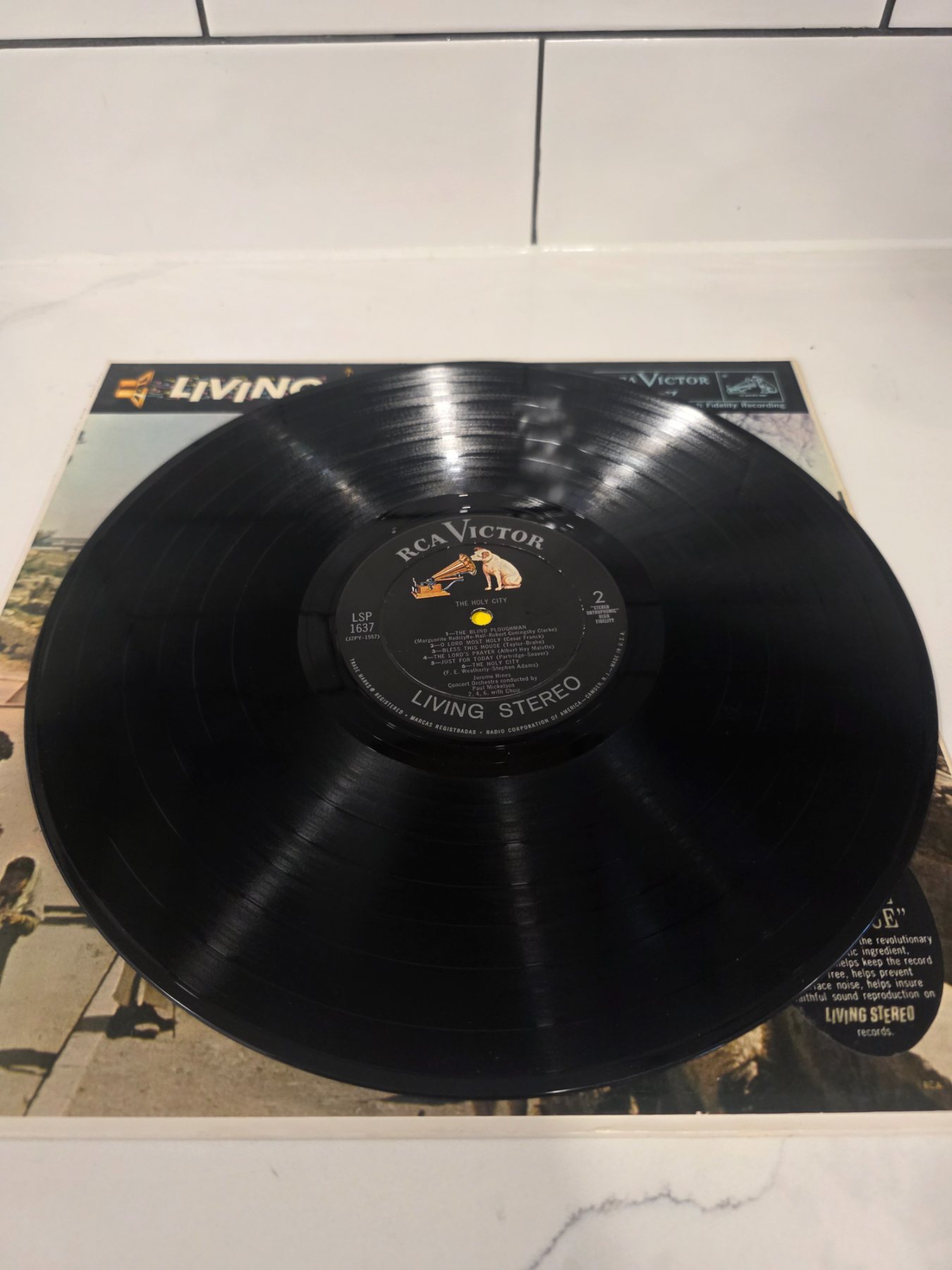 Jerome Hines The Holy City RCA Victor Living Stereo LSP-1637 Vinyl LP - Image 4