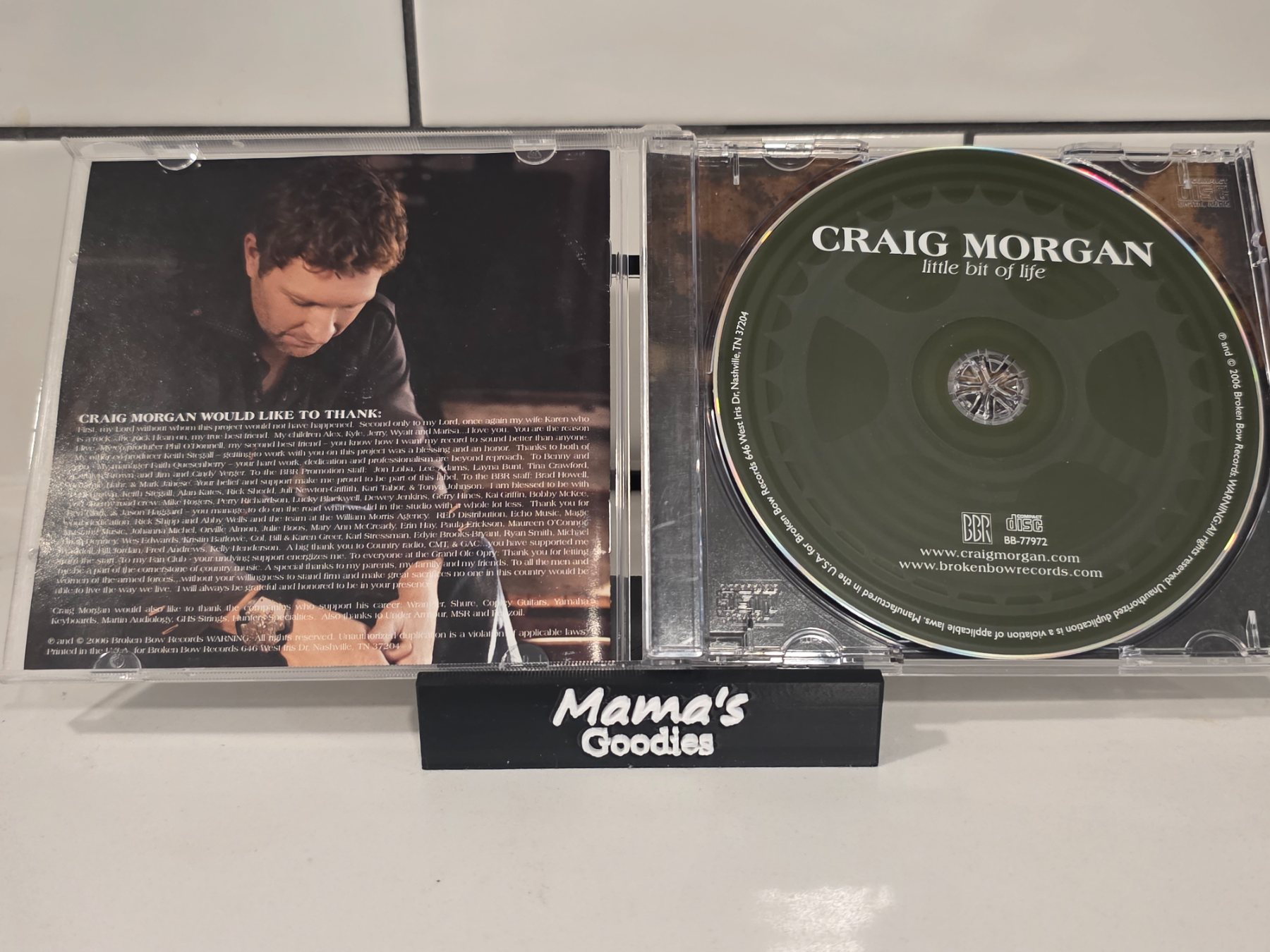 Craig Morgan Little Bit of Life CD 2006 Broken Bow Records Country - Image 3