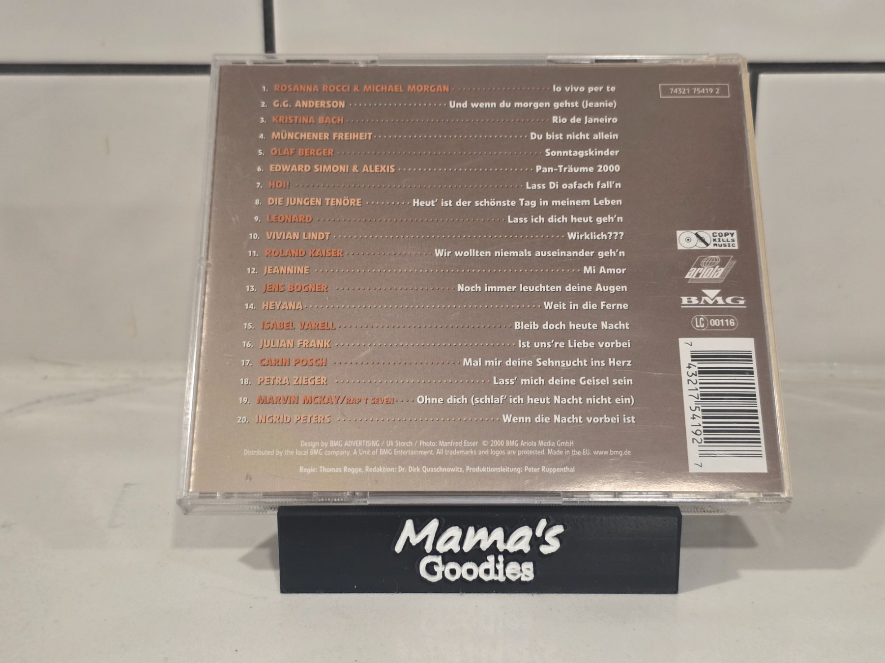 Uwe Hübner präsentiert Neue Hits aus der ZDF Hitparade Frühjahr 2000 CD - Image 2