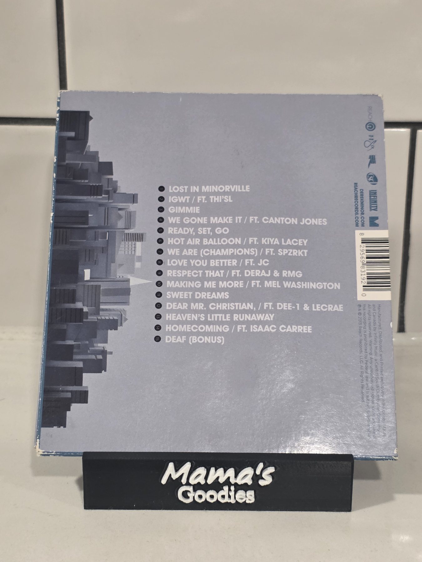 Derek Minor Minorville CD 2013 Signed Digipak Christian Hip Hop - Image 2