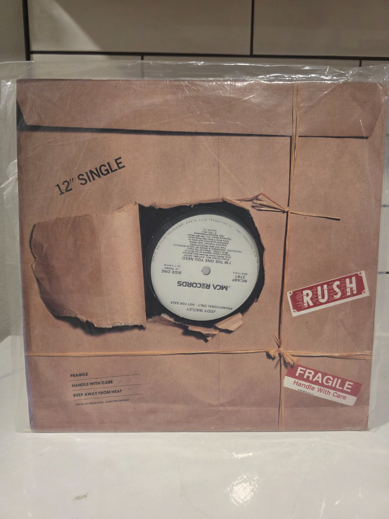 Jody Watley I'm The One You Need 12" Promo Vinyl Single MCA8P 2161 - Image 2