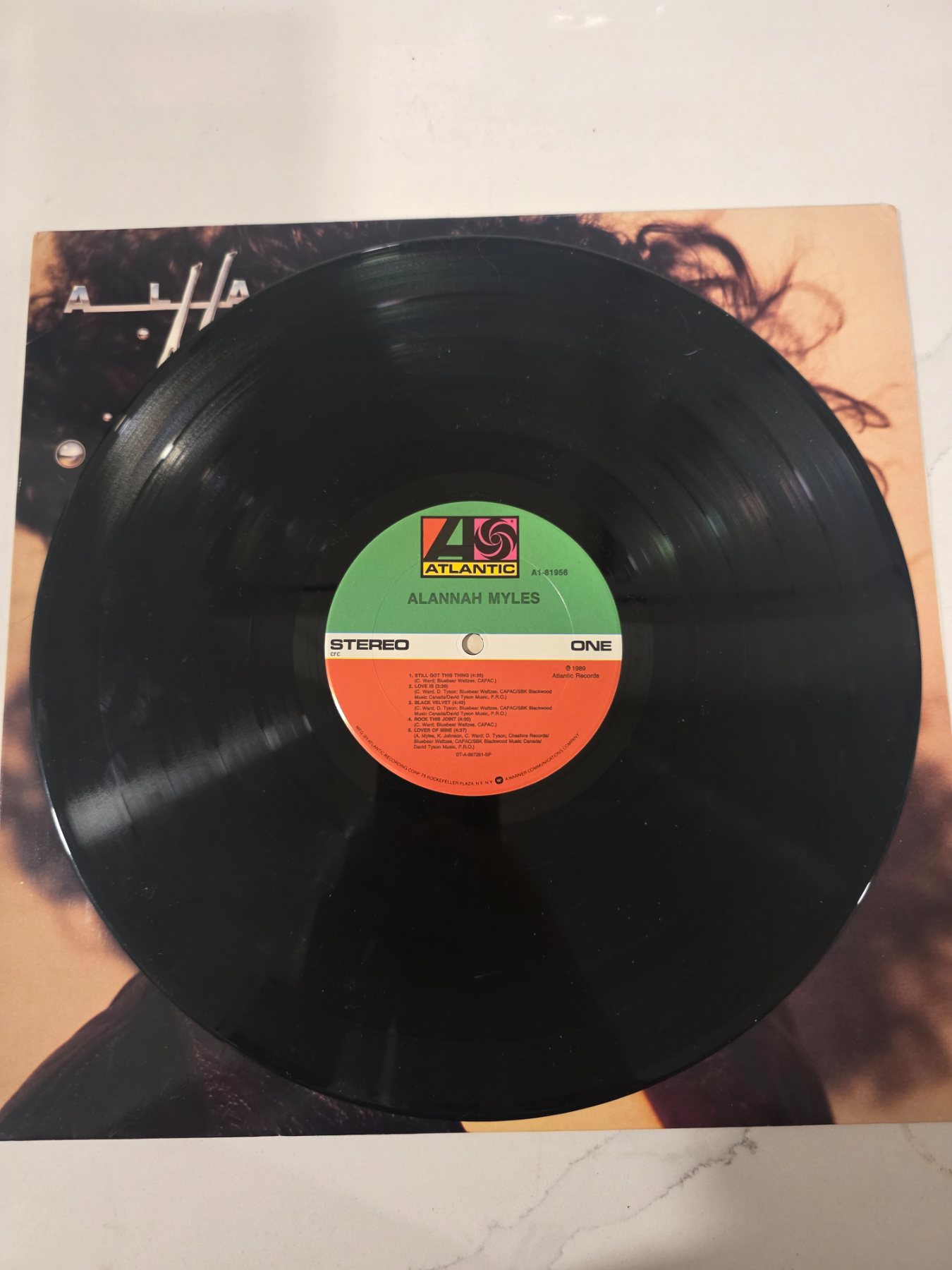 Alannah Myles Self-Titled 1989 Atlantic LP Vinyl Record A1-81956 - Image 3
