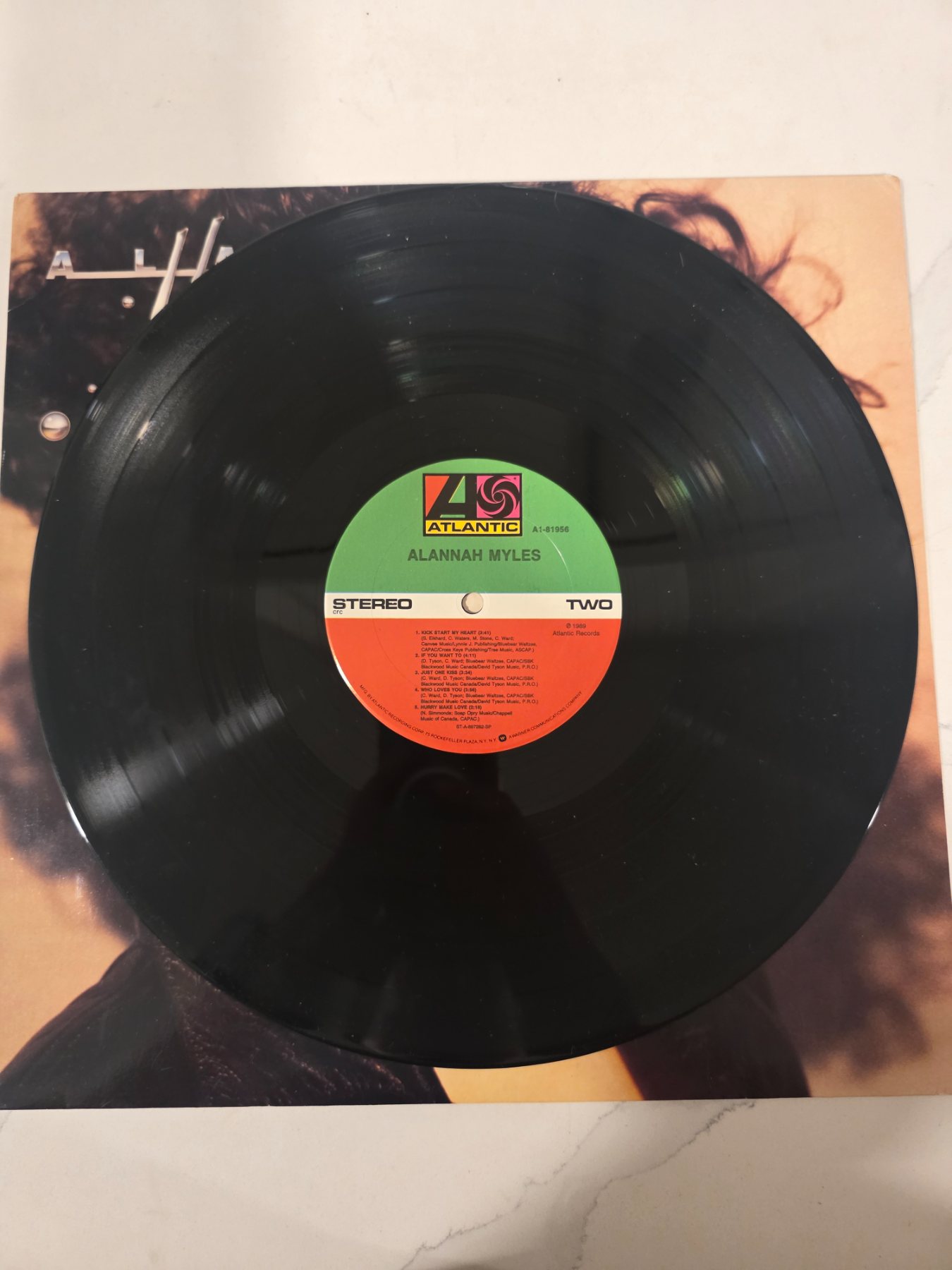 Alannah Myles Self-Titled 1989 Atlantic LP Vinyl Record A1-81956 - Image 4