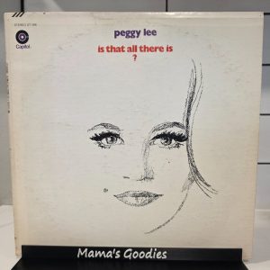 Peggy Lee Is That All There Is? Capitol ST-386 Vinyl LP Record