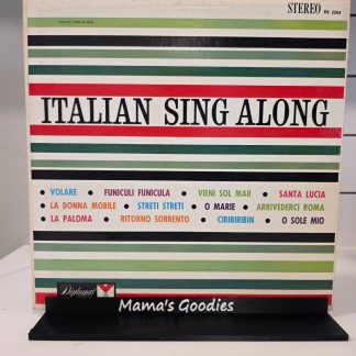 The Gondoliers Sing Along in Italian Stereo LP Diplomat DS 2254