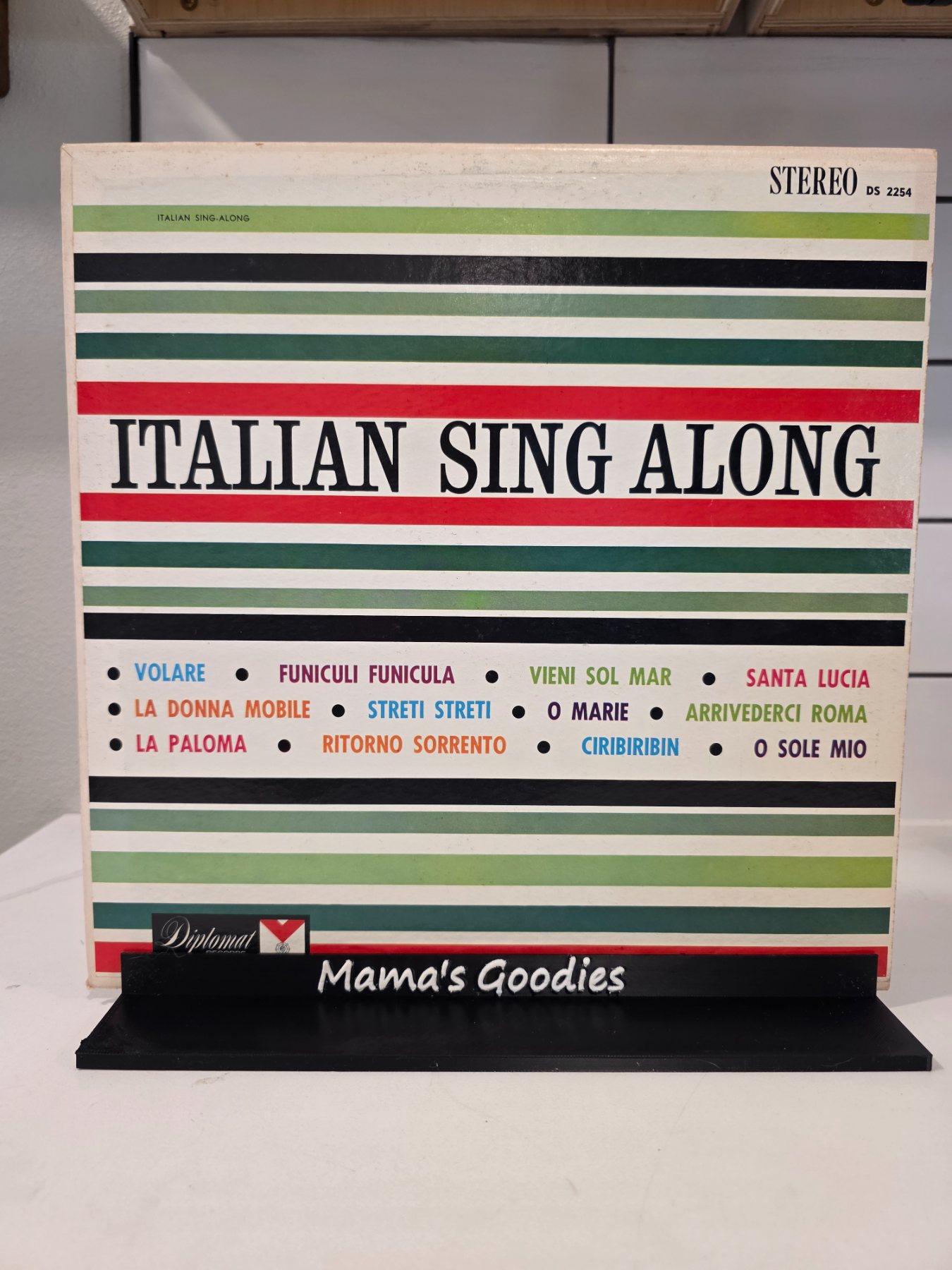 The Gondoliers Sing Along in Italian Stereo LP Diplomat DS 2254
