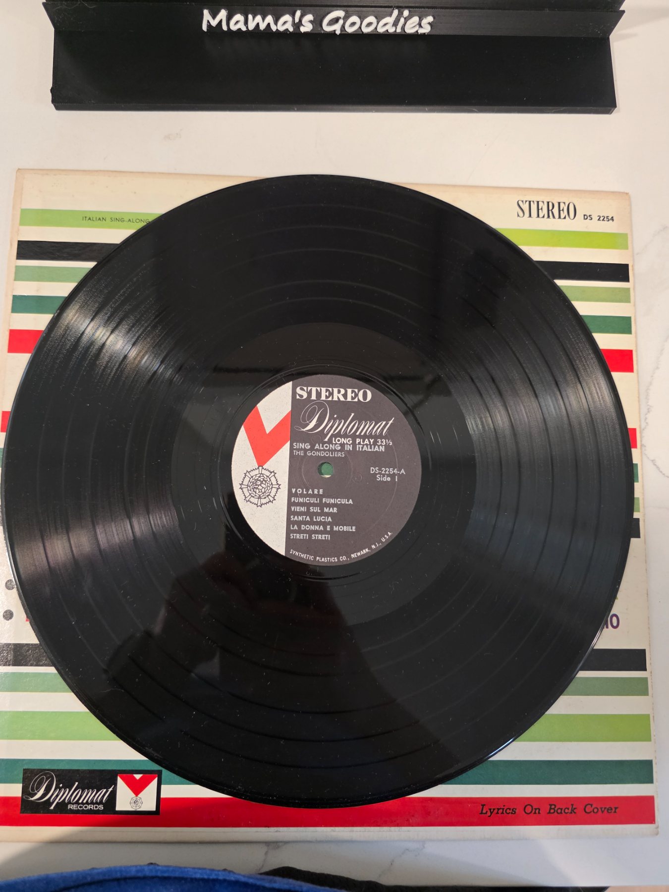 The Gondoliers Sing Along in Italian Stereo LP Diplomat DS 2254 - Image 3