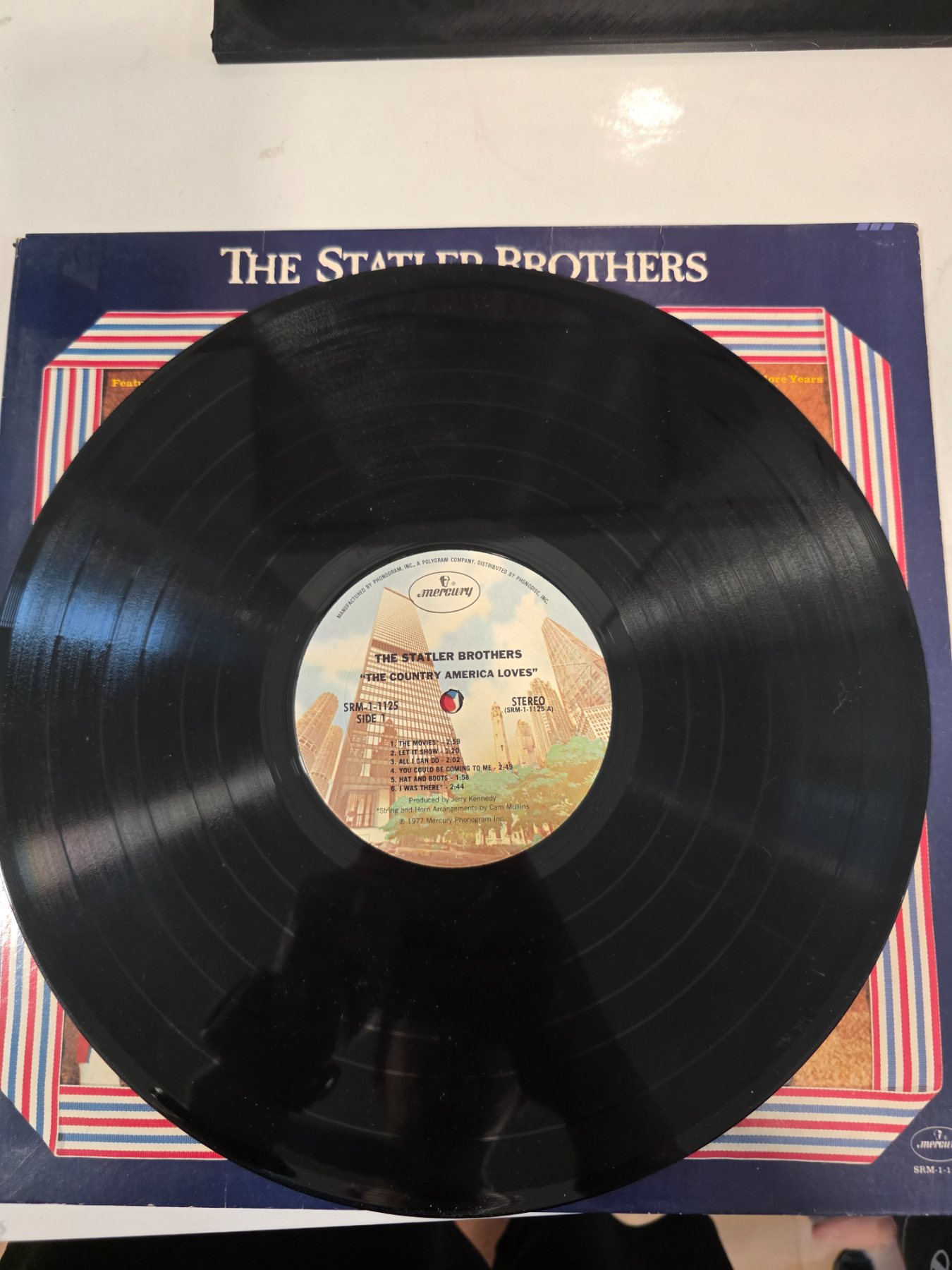 The Statler Brothers The Country America Loves 1977 Mercury LP SRM-1-1125 - Image 3