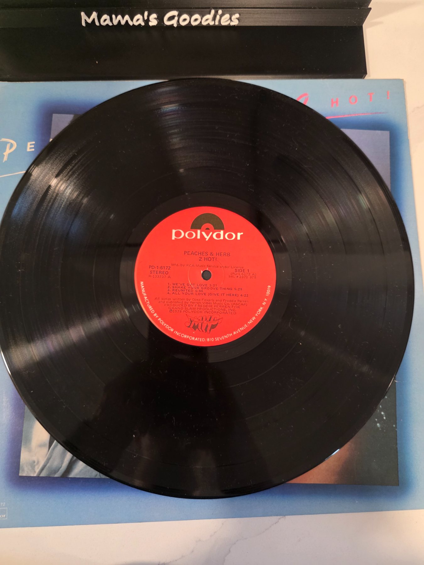 Peaches & Herb 2 Hot! 1978 Polydor LP PD-1-6172 Disco Soul - Image 3