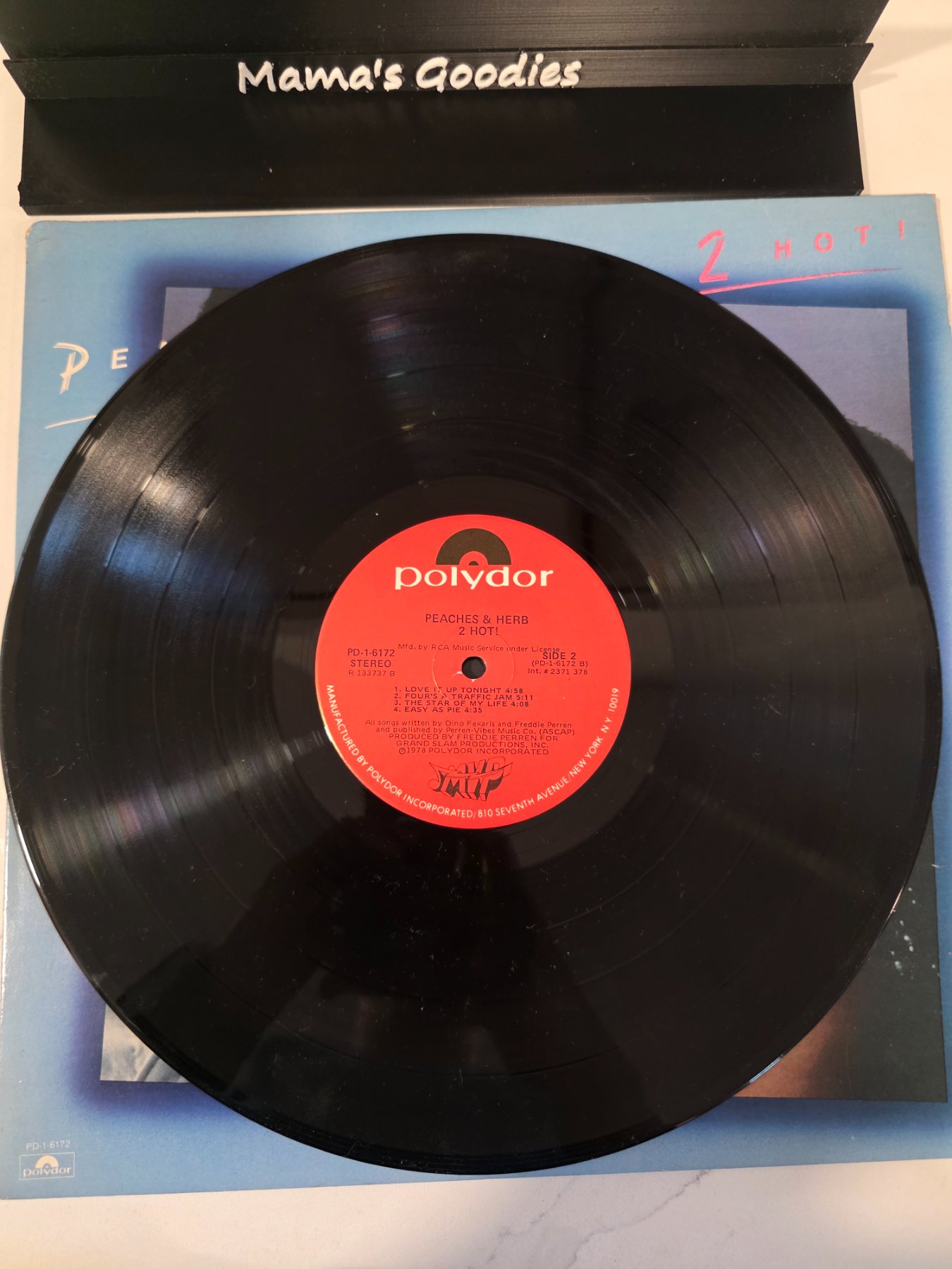 Peaches & Herb 2 Hot! 1978 Polydor LP PD-1-6172 Disco Soul - Image 4