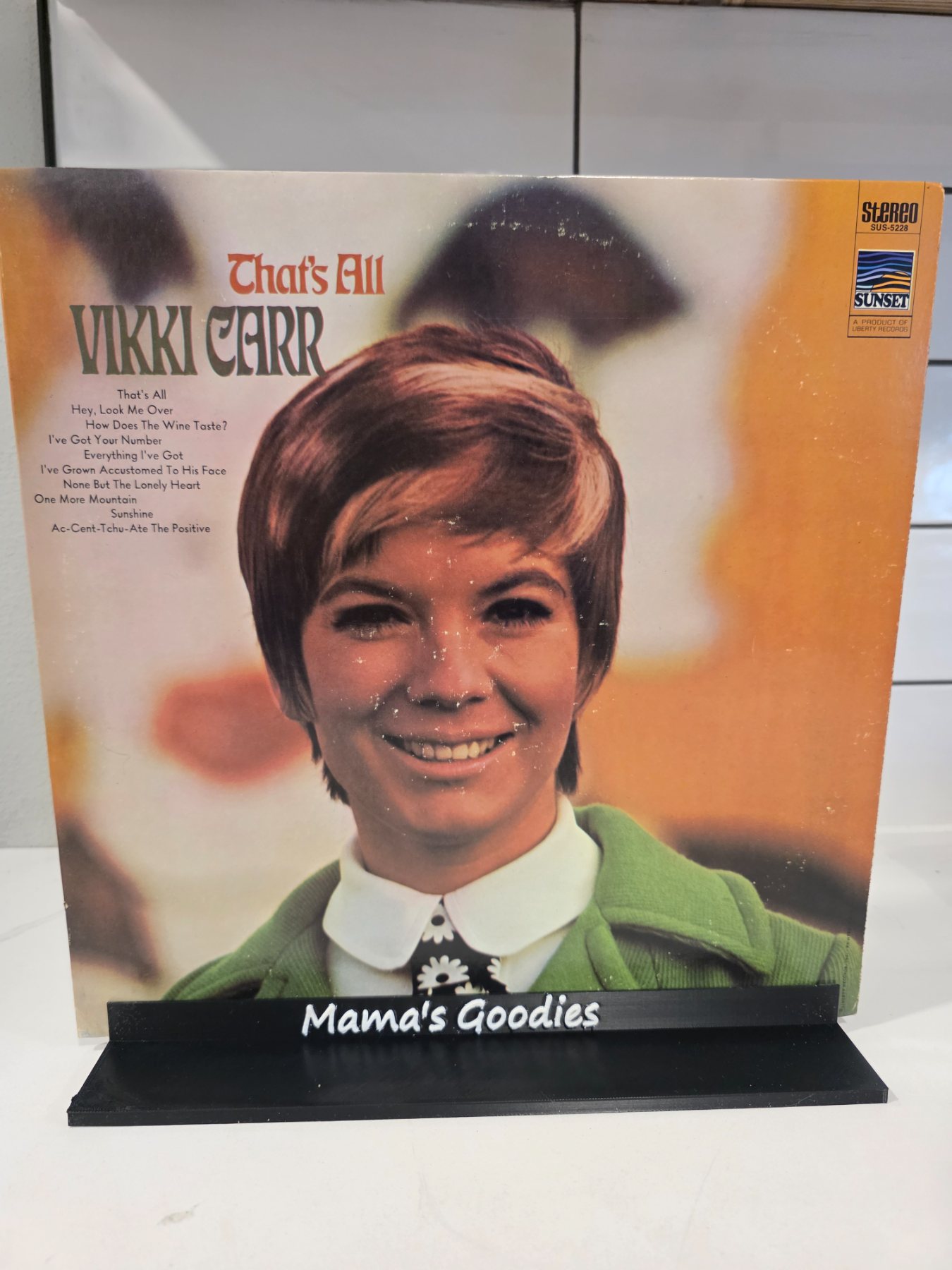 Vikki Carr That's All Vintage Stereo LP Sunset SUS-5228