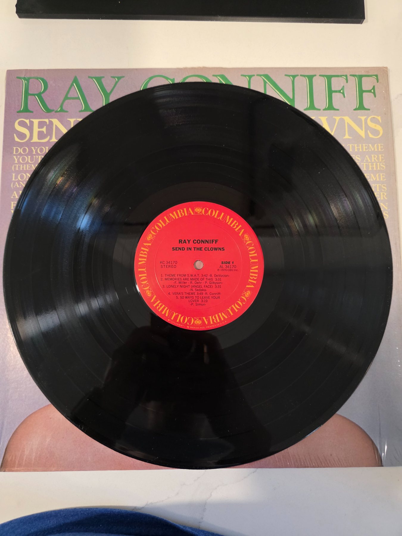 Ray Conniff Send In The Clowns LP 1976 Columbia KC 34170 - Image 3