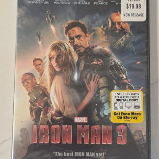 Marvel Iron Man 3 DVD + Digital Copy 2013 Robert Downey Jr.