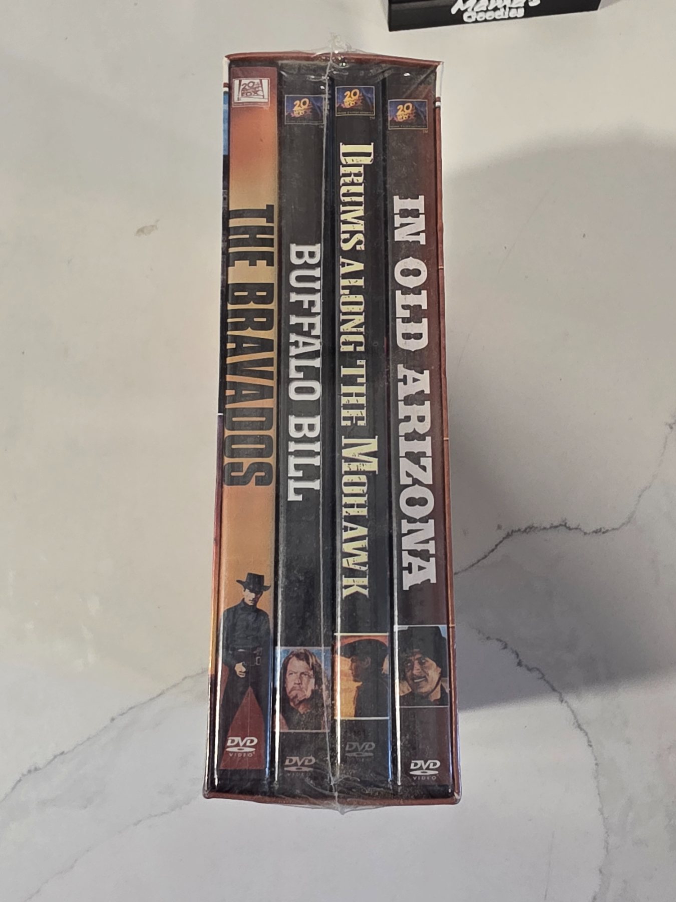 Western DVD 4-Pack The Bravados Buffalo Bill Drums Along Mohawk In Old Arizona - Image 2