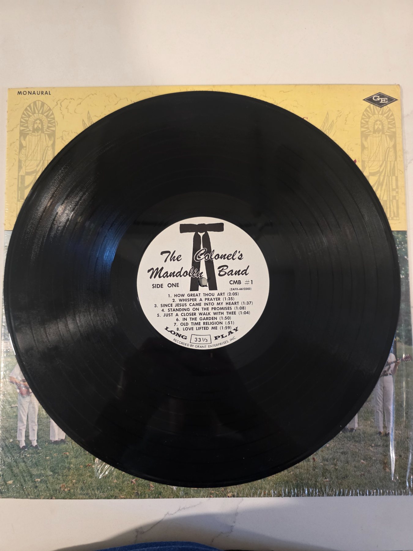 Colonel's Mandolin Band Favorite Old Church Hymns LP GE 102 Mono - Image 3