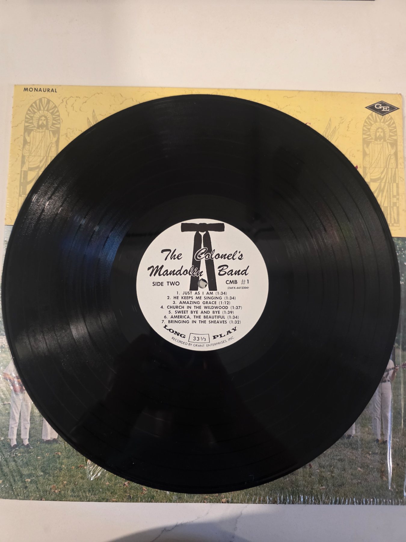 Colonel's Mandolin Band Favorite Old Church Hymns LP GE 102 Mono - Image 4