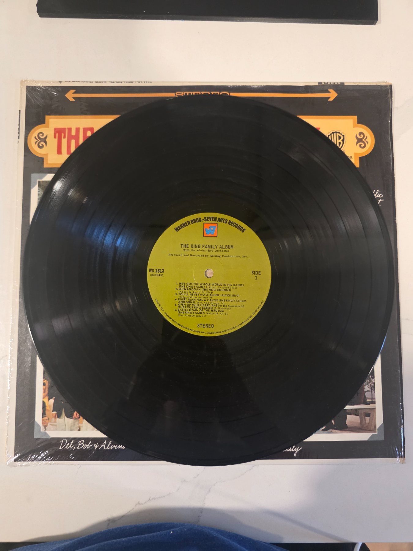 Vintage The King Family Album Stereo LP Warner Bros Seven Arts WS 1613 - Image 3