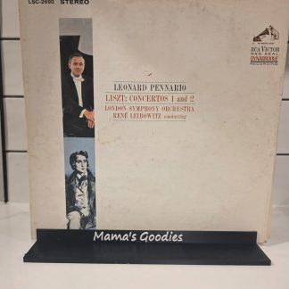 Leonard Pennario Liszt Concertos 1 & 2 RCA LSC-2690 Stereo LP