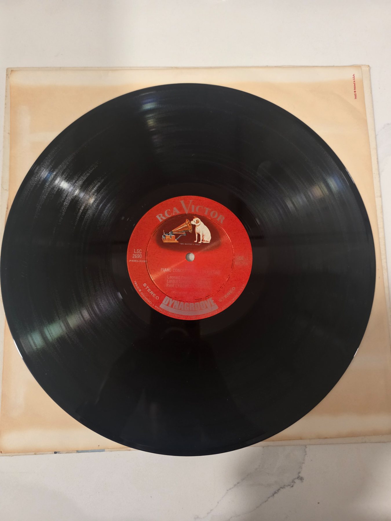 Leonard Pennario Liszt Concertos 1 & 2 RCA LSC-2690 Stereo LP - Image 3