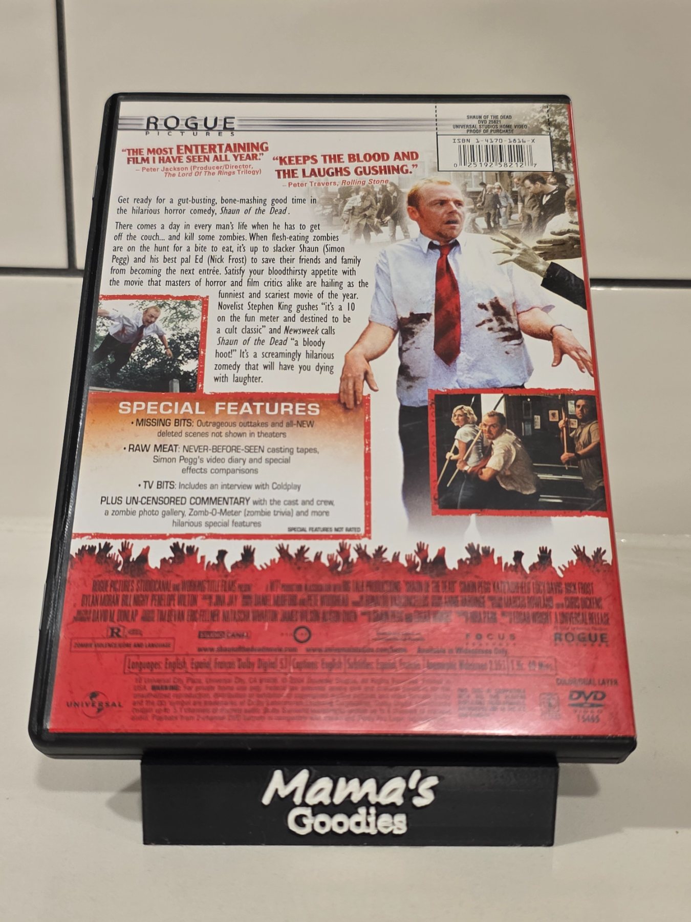 Shaun of the Dead DVD 2004 Simon Pegg Nick Frost Horror Comedy - Image 2