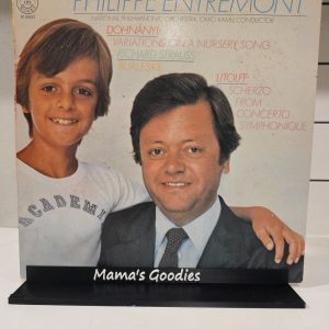 Philippe Entremont Dohnanyi Strauss Litolff CBS M 35832 Promo LP