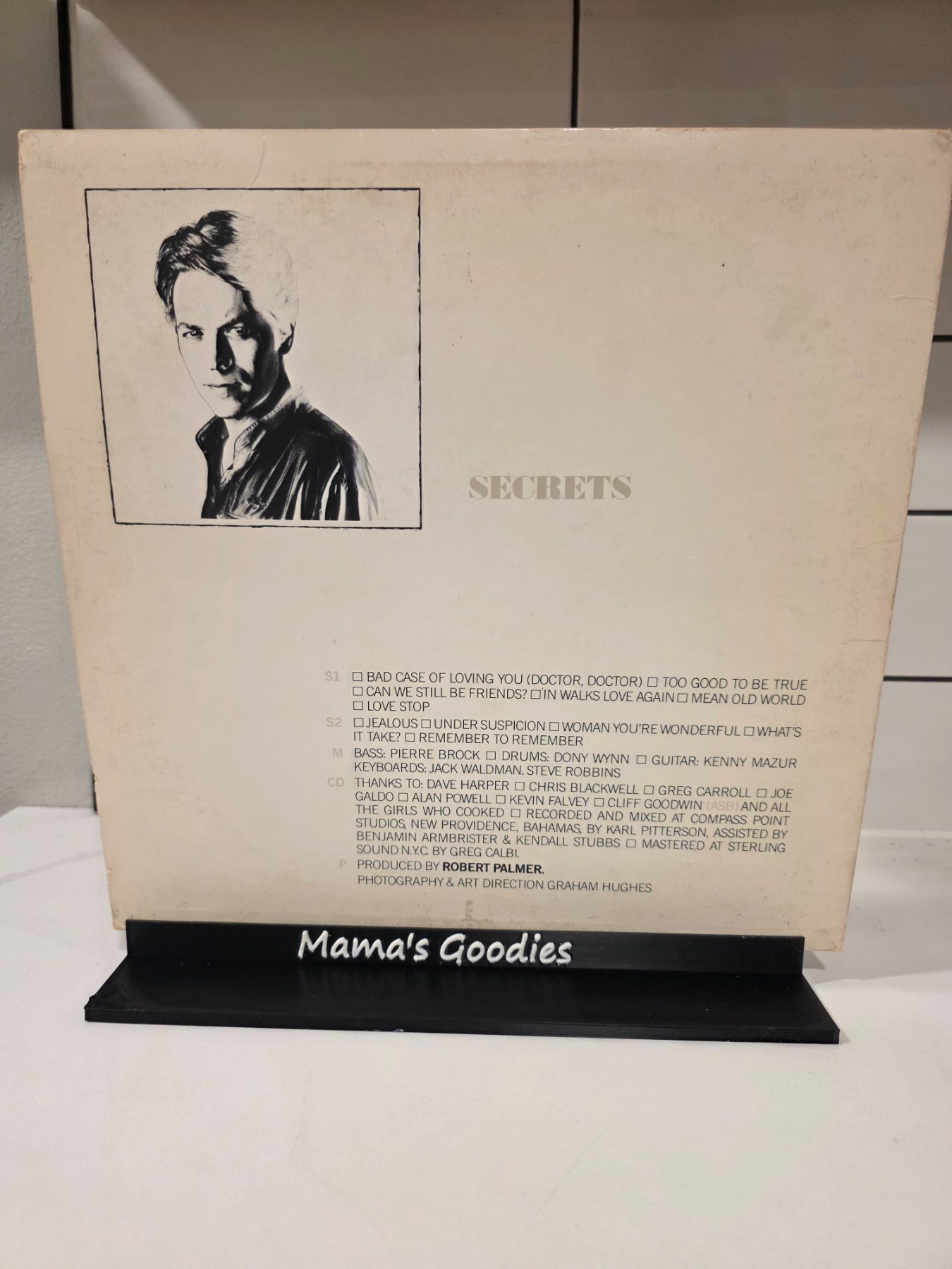 Robert Palmer Secrets 1979 LP Island Records ILPS 9544 Vinyl - Image 2