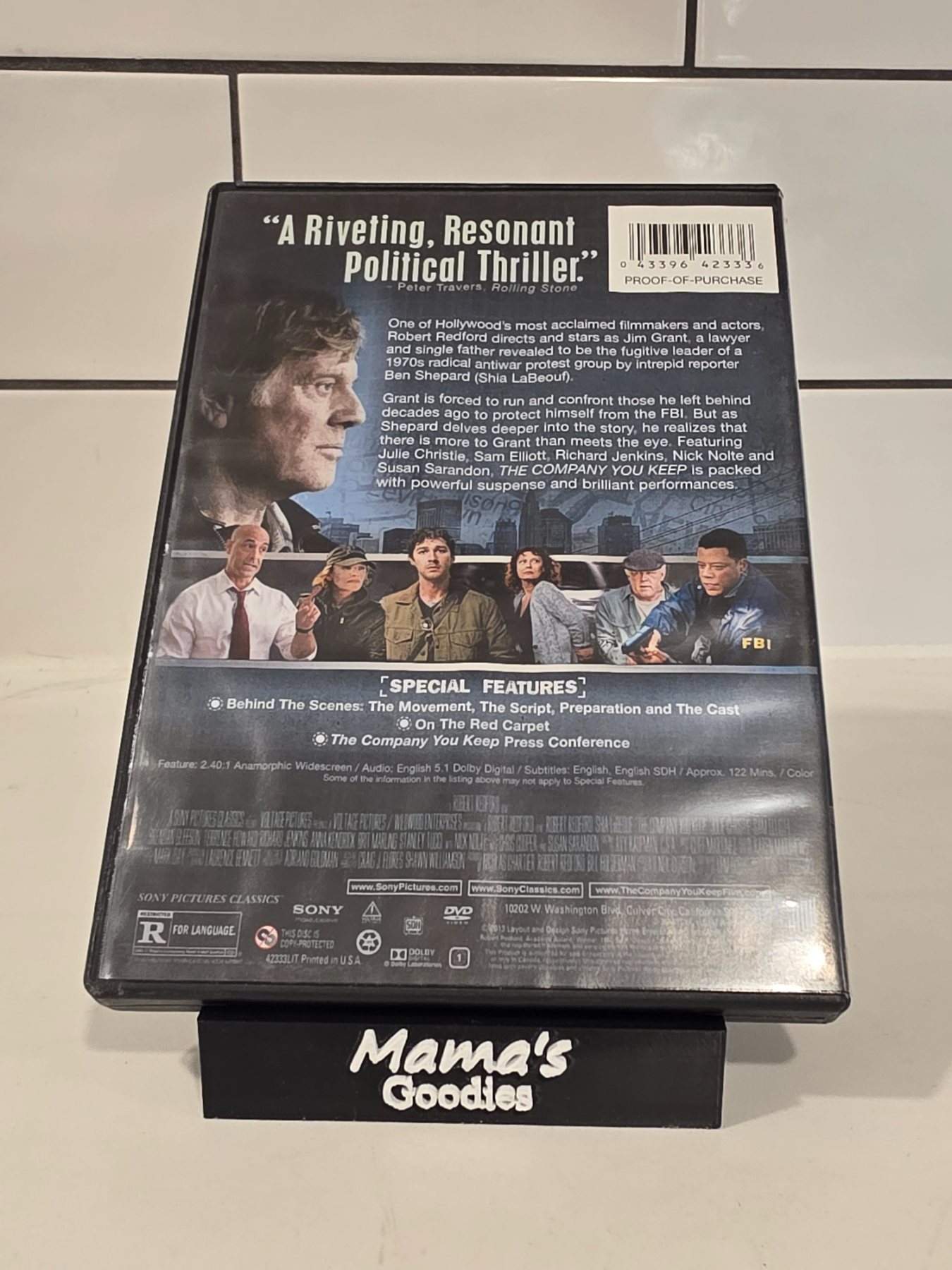 The Company You Keep DVD Robert Redford Shia LaBeouf Political Thriller - Image 2