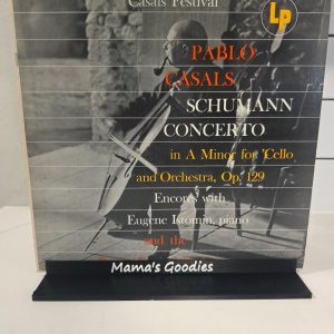 Vintage Pablo Casals Schumann Cello Concerto LP Columbia ML 4926