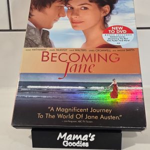 Becoming Jane DVD 2007 Anne Hathaway James McAvoy PG NTSC Slipcover