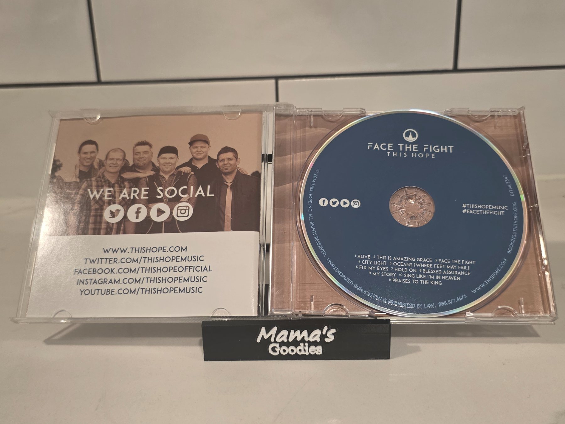 This Hope Face the Fight CD 2014 Christian Rock - Image 3