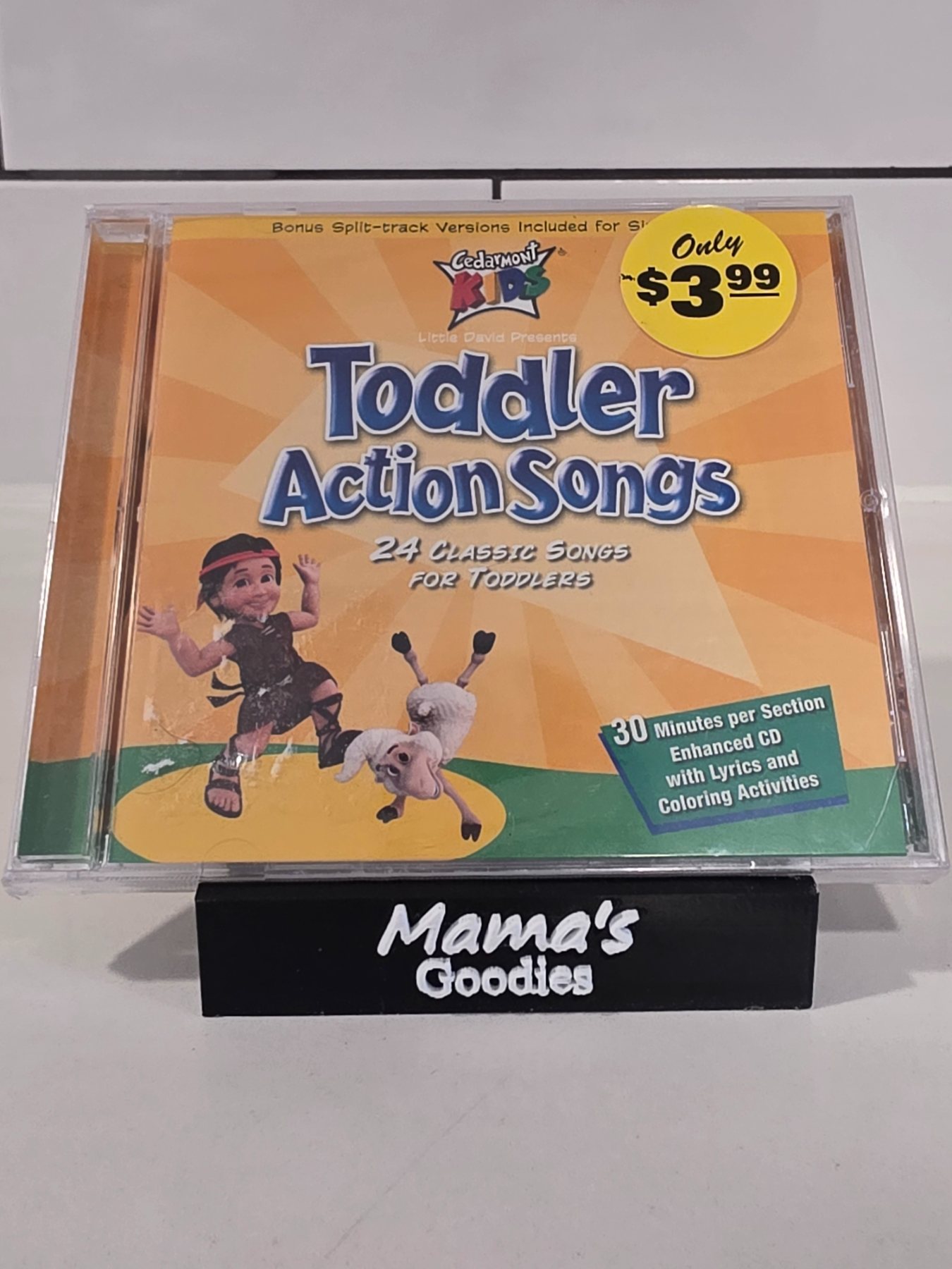 Cedarmont Kids Toddler Action Songs CD 24 Classic Songs Enhanced